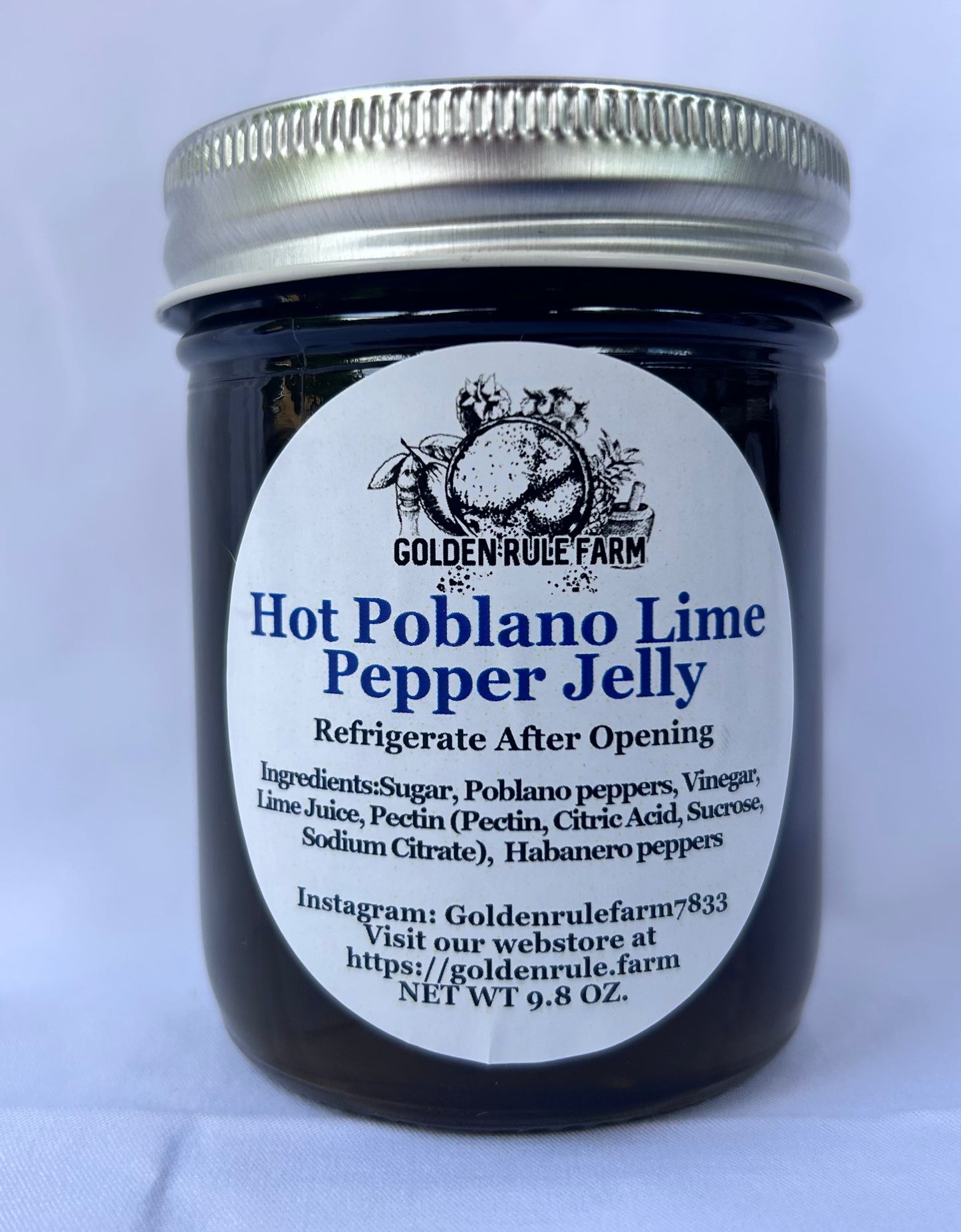 Poblano Lime Pepper Jelly