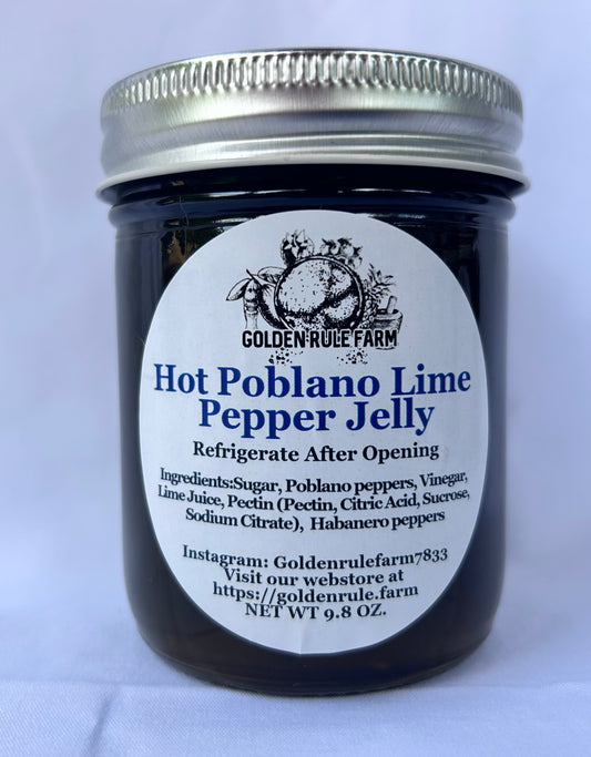 Poblano Lime Pepper Jelly