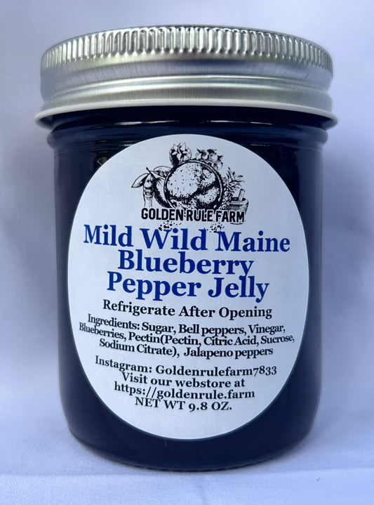 Maine Wild Blueberry Pepper Jelly