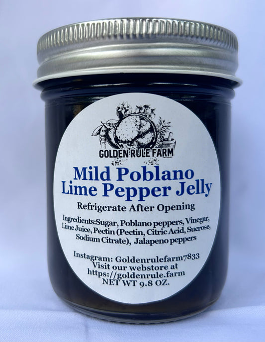 Poblano Lime Pepper Jelly