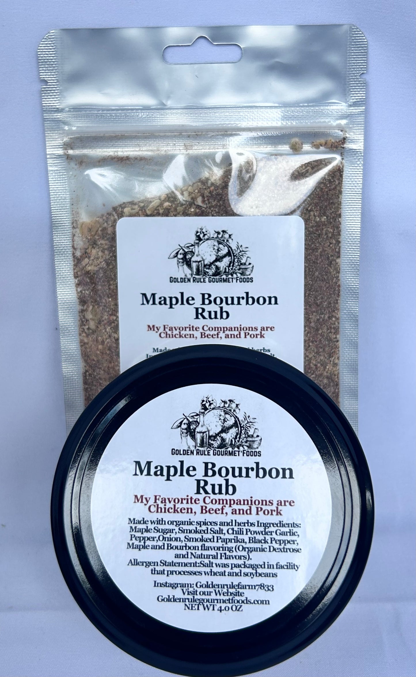 Maple Bourbon Rub