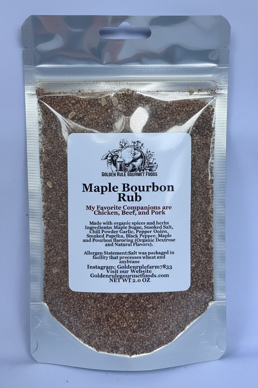 Maple Bourbon Rub