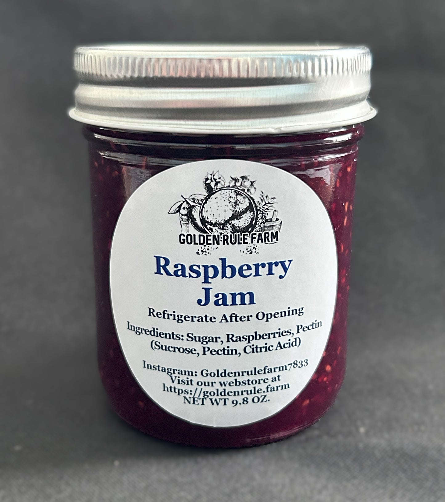 Red Raspberry Jam – Golden Rule Gourmet Foods